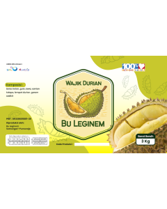 Wajik Durian Bu Leginem