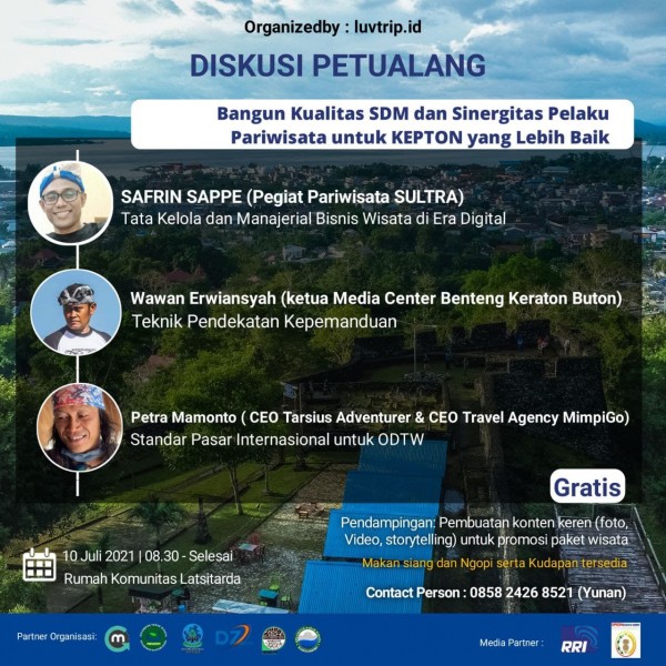 DISKUSI PETUALANG: Bangun Kualitas SDM dan Sinergitas Pelaku Pariwisata untuk KEPTON yang Lebih Baik
